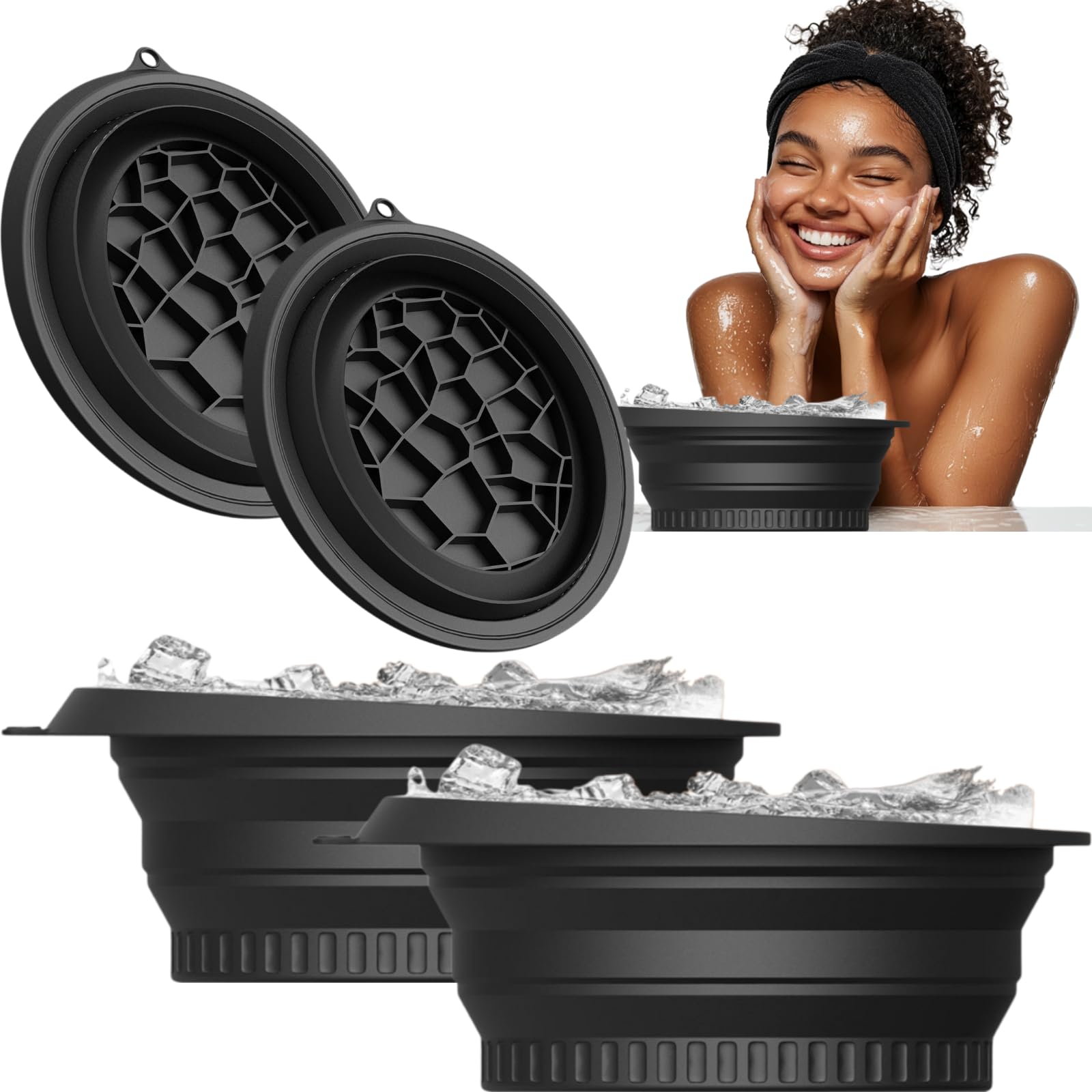 Stysol Foldable Ice Face Bowl