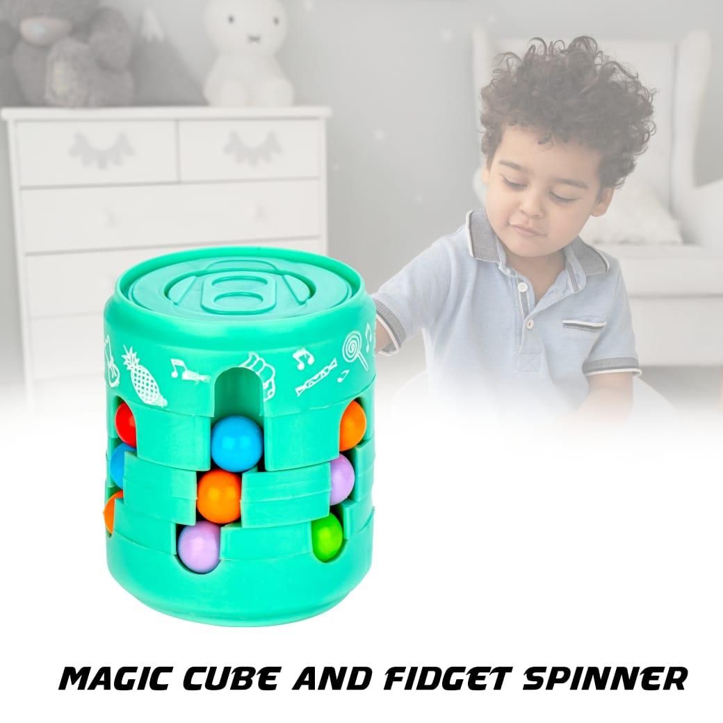 Cube Toy Magic Bean Rotating Sliding Puzzle Game