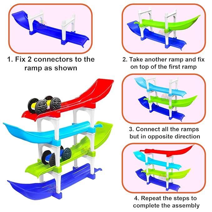 Ramp Racer – Multi Level Ramp Racing Car Toy Set