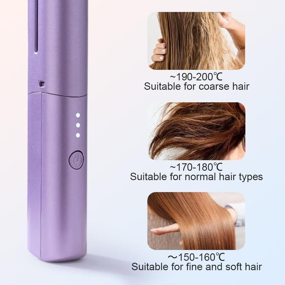Cordless Rechargeable Mini Hair Straightener