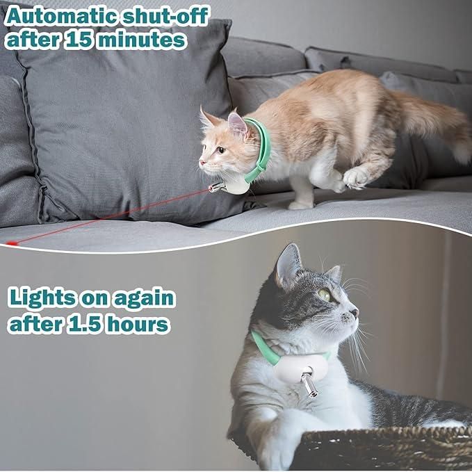 Pet Laser Collar Self-Teasing Toy for Cats
