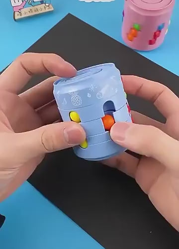 Cube Toy Magic Bean Rotating Sliding Puzzle Game